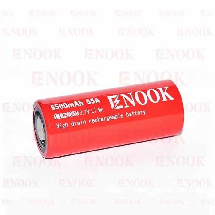 5500mAh 3.7V batterie au lithium-ion 26650 rechargeable 18650 batterie à haut débit