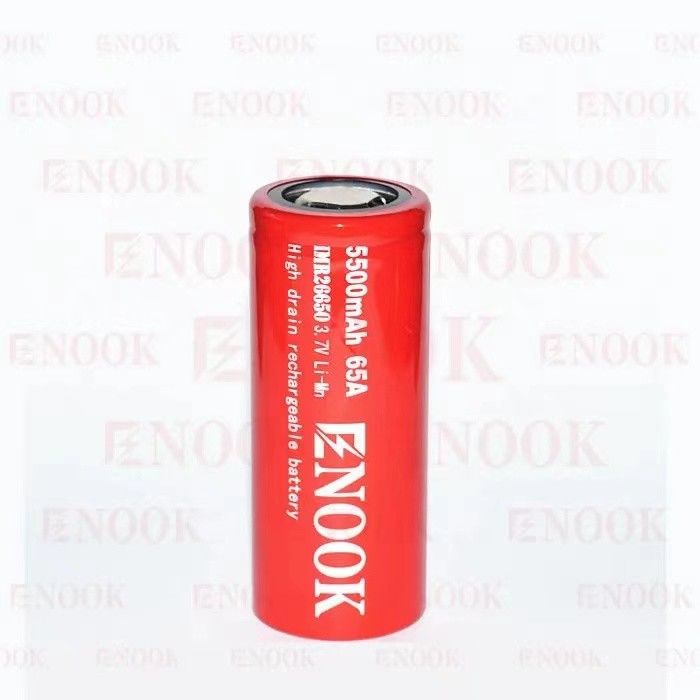 5500mAh 3.7V batterie au lithium-ion 26650 rechargeable 18650 batterie à haut débit