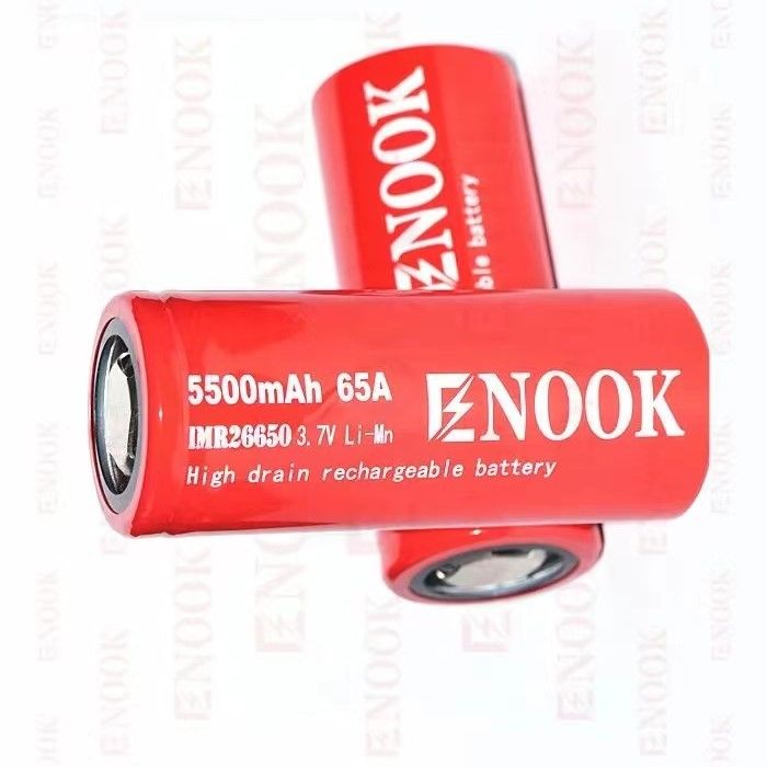 5500mAh 3.7V batterie au lithium-ion 26650 rechargeable 18650 batterie à haut débit