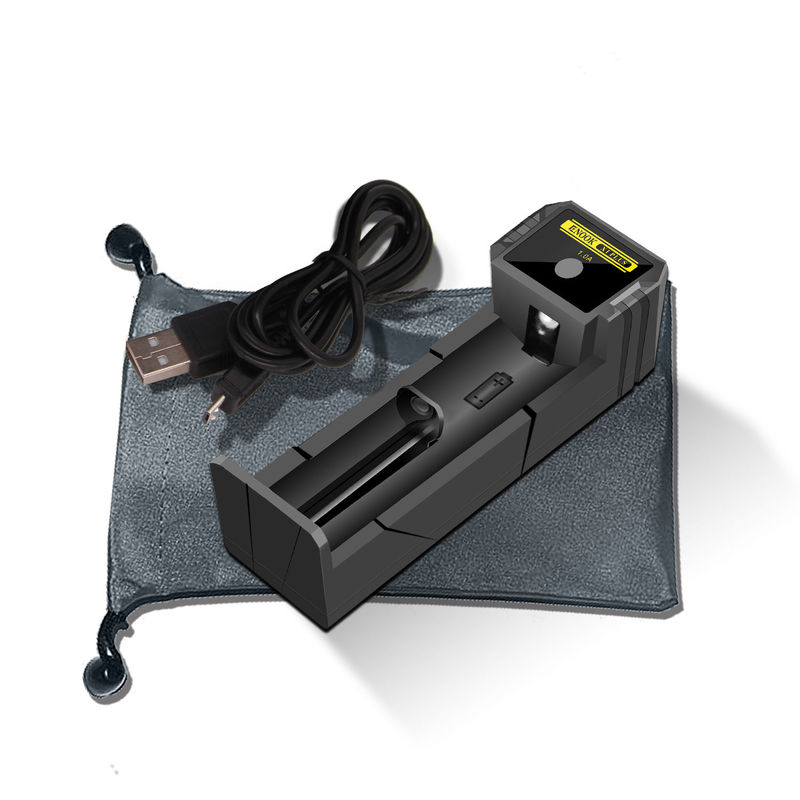 Chargeur de batterie au lithium-ion à fente unique 1.0A Courant USB 18650 Chargeur de batterie rapide