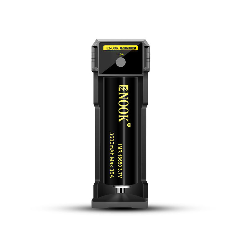 Chargeur de batterie au lithium-ion à fente unique 1.0A Courant USB 18650 Chargeur de batterie rapide