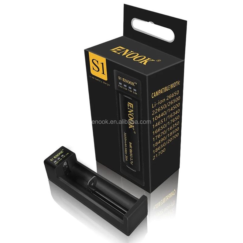 3.7V 2A Chargeur de batterie au lithium-ion 18650 26650 16340 18490 21700 20700