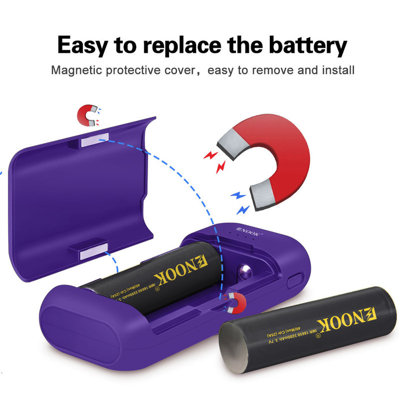 18650 21700 Chargeur de batterie au lithium-ion Charge rapide Type C Entrée et sortie