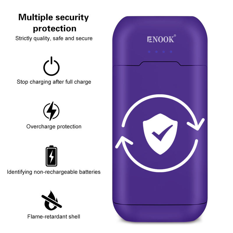 18650 21700 Chargeur de batterie au lithium-ion Charge rapide Type C Entrée et sortie