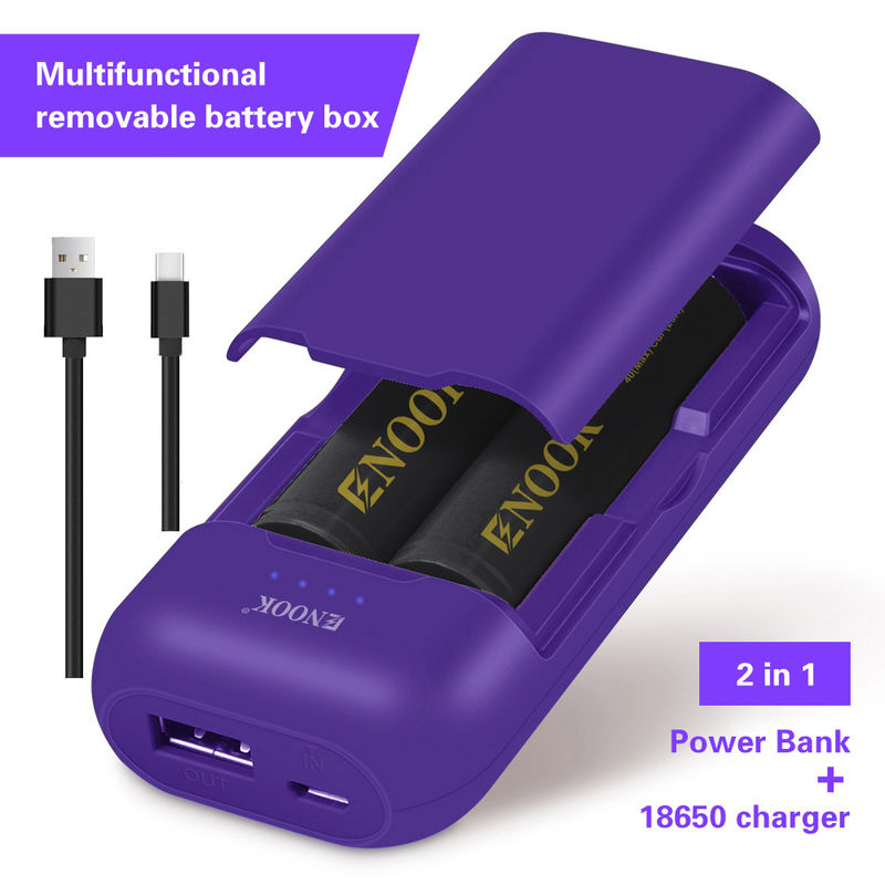 18650 21700 Chargeur de batterie au lithium-ion Charge rapide Type C Entrée et sortie