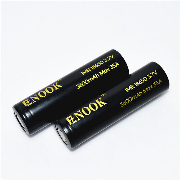 Vitesse de décharge élevée 3600mAh Max 35A 18650 batterie rechargeable 3.7V batterie lithium-ion