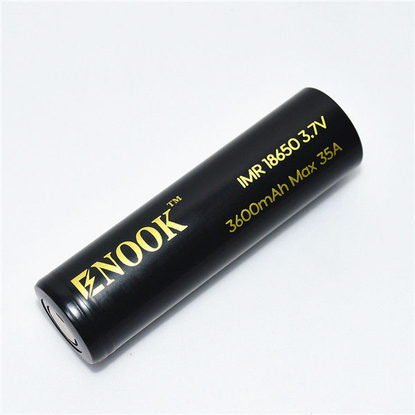 Vitesse de décharge élevée 3600mAh Max 35A 18650 batterie rechargeable 3.7V batterie lithium-ion