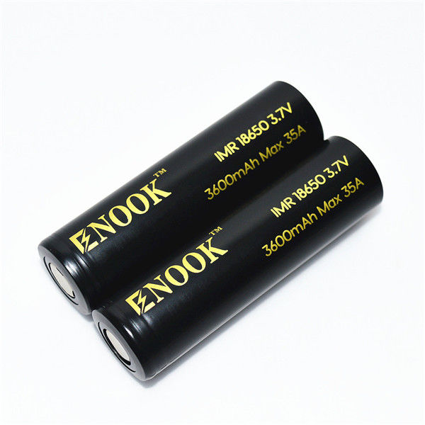 Batterie de haute qualité Enook 18650 3600mAh 35A 3.7v batterie lion batterie rechargeable pour vélo électrique