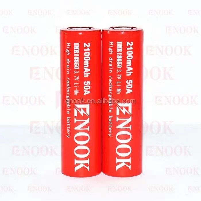 Portable 18650 Batterie Li-Ion à haut débit 2100mAh 3.7V Max 50A avec plateau