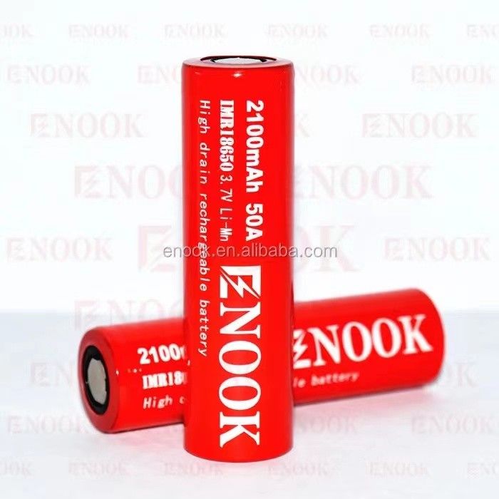 Portable 18650 Batterie Li-Ion à haut débit 2100mAh 3.7V Max 50A avec plateau