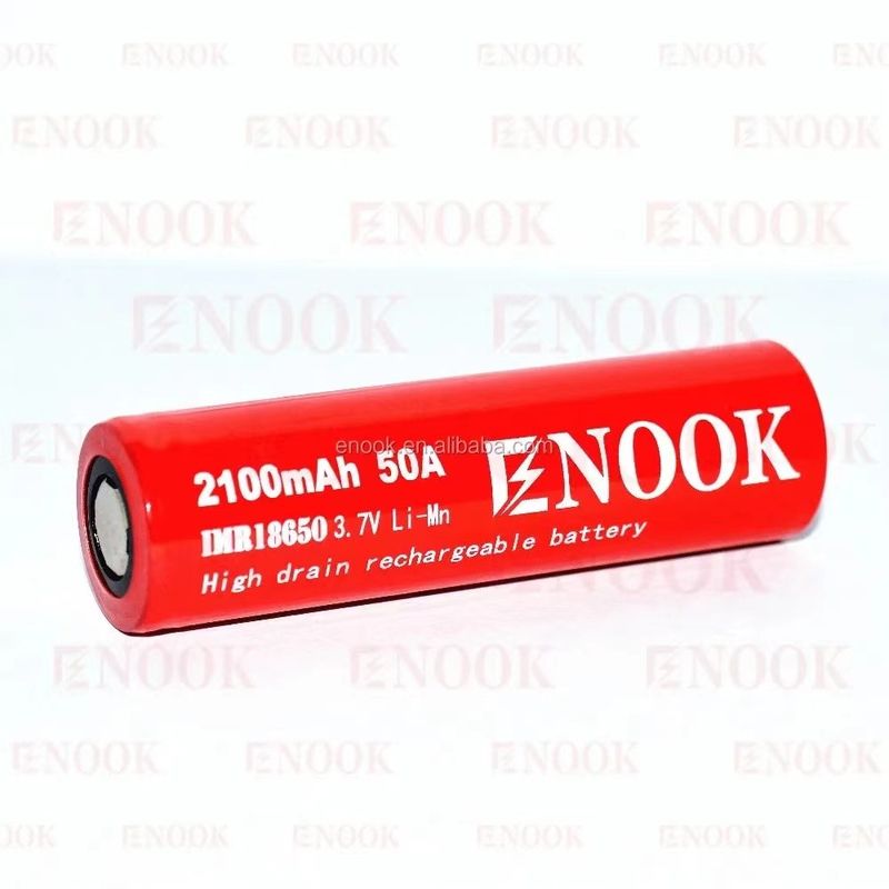 Portable 18650 Batterie Li-Ion à haut débit 2100mAh 3.7V Max 50A avec plateau