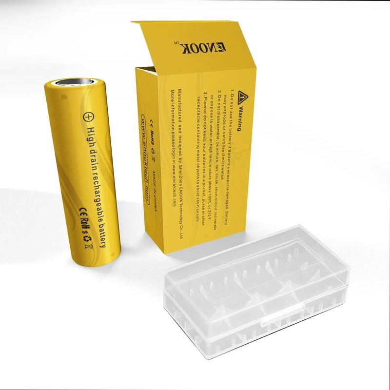 Doublepow Prix en gros 18650 3,7V 2200mah batterie rechargeable 40A 3,7V mod 18650 batterie jaune au lithium-ion