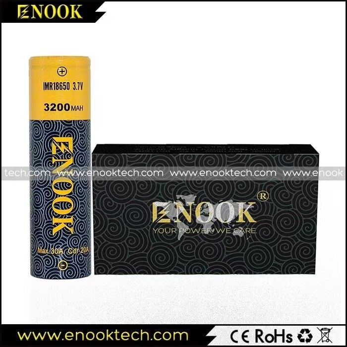 18650 Cellule de batterie au lithium-ion 3200mAh 3,7V Décharge élevée Pour ordinateur portable