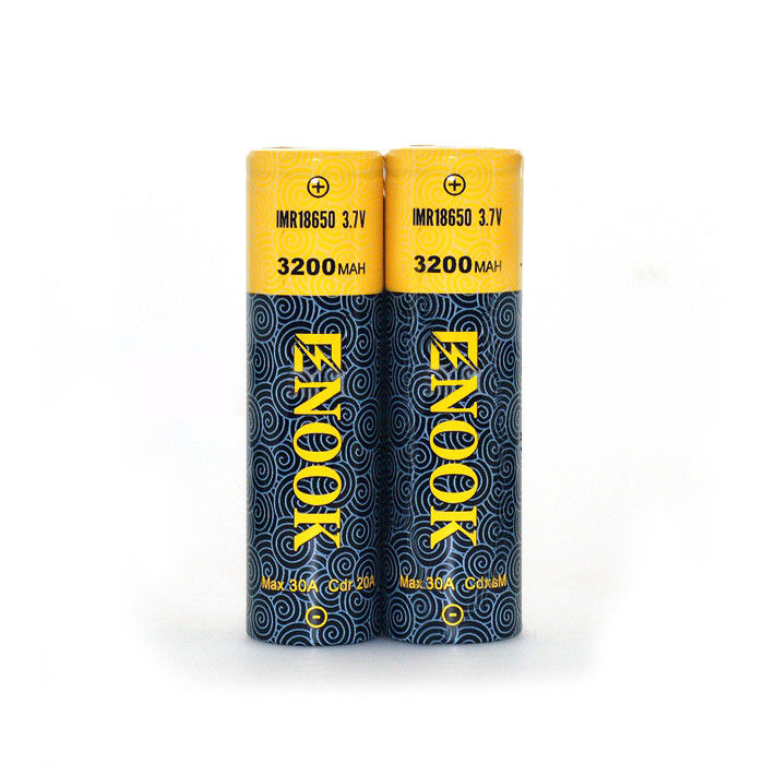 18650 Cellule de batterie au lithium-ion 3200mAh 3,7V Décharge élevée Pour ordinateur portable