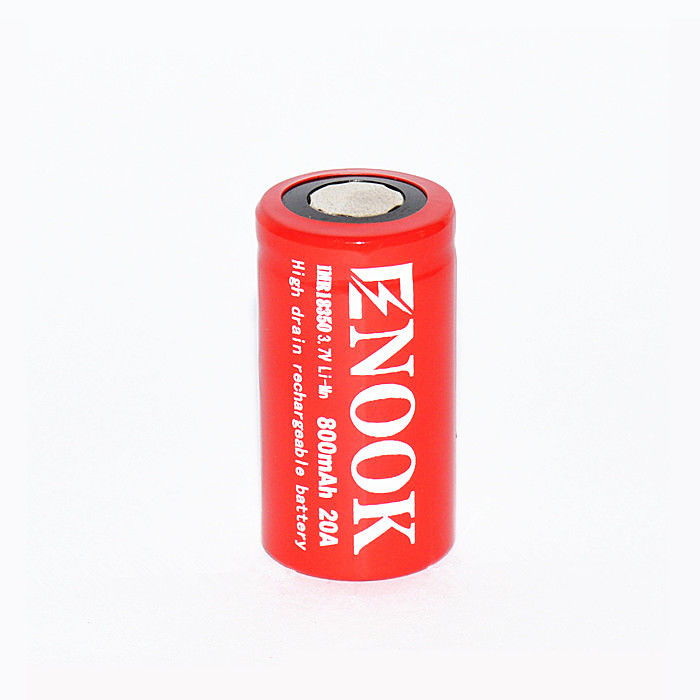 Batterie rechargeable IMR Li-Ion 800mAh 20amp 18350 Li Mn Batterie pour lampe de poche