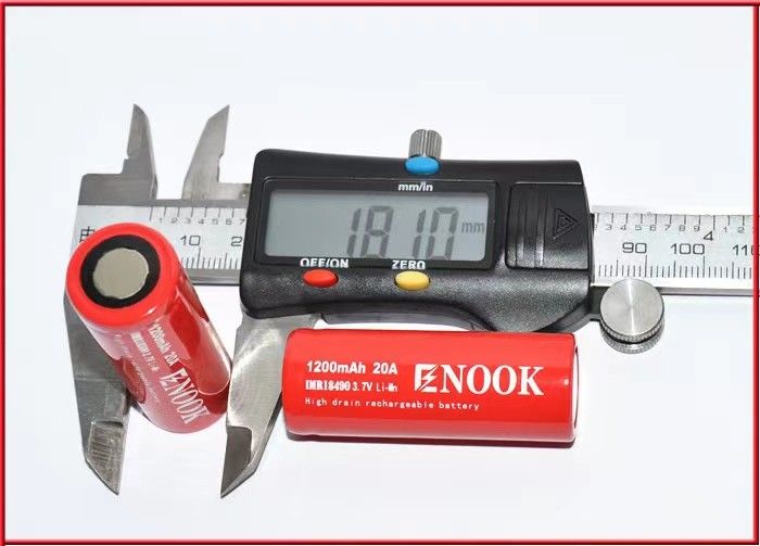 18490 1200mAh enook 20A 3,7v pour vélo électrique 18490 batterie rechargeable PK agm batterie 12V