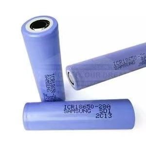 Batterie rechargeable 3,7 V 18650 Li-ion 2800mAh Batterie lithium-ion haute puissance