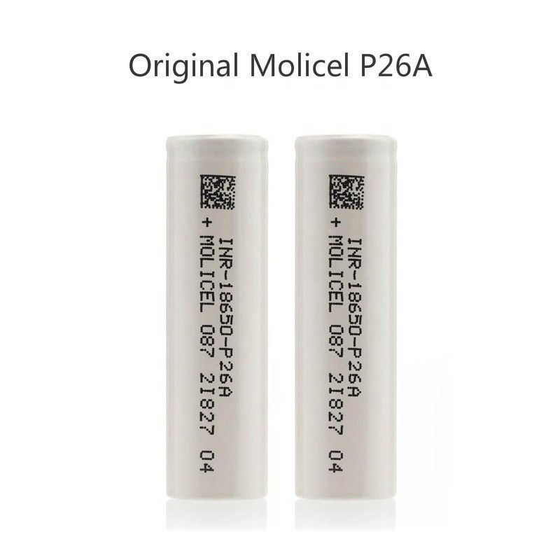 Vente en gros de cellules haute performance 3,7 V I molécule 3,7 V 2600 mAh 18650 P26A batterie rechargeable pour appareils électroniques de consommation