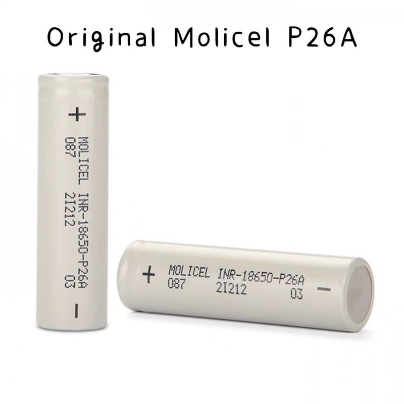 Vente en gros de cellules haute performance 3,7 V I molécule 3,7 V 2600 mAh 18650 P26A batterie rechargeable pour appareils électroniques de consommation