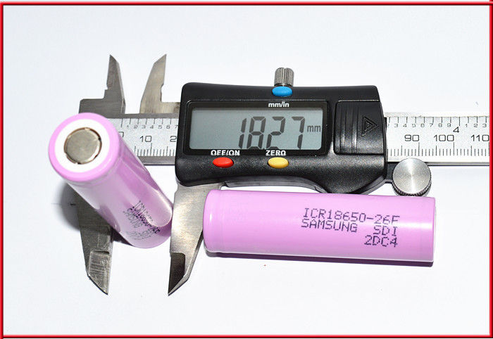 SAM ICR18650 26F 2600mAh 26JM 26J 26H 3.6V 18650 2600mAh batterie au lithium à 510 fils