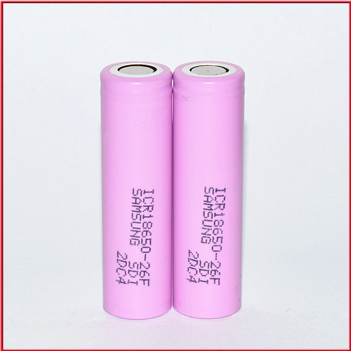 SAM ICR18650 26F 2600mAh 26JM 26J 26H 3.6V 18650 2600mAh batterie au lithium à 510 fils