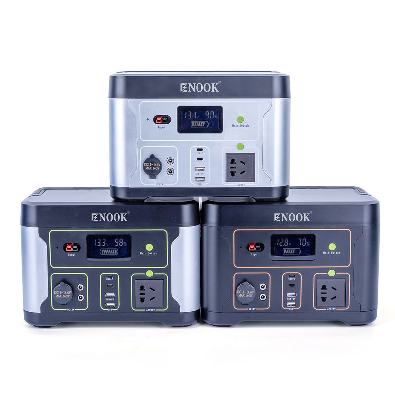 500W LiFePO4 Les centrales électriques portables à l'extérieur maison batterie de stockage d'énergie pour ordinateur portable