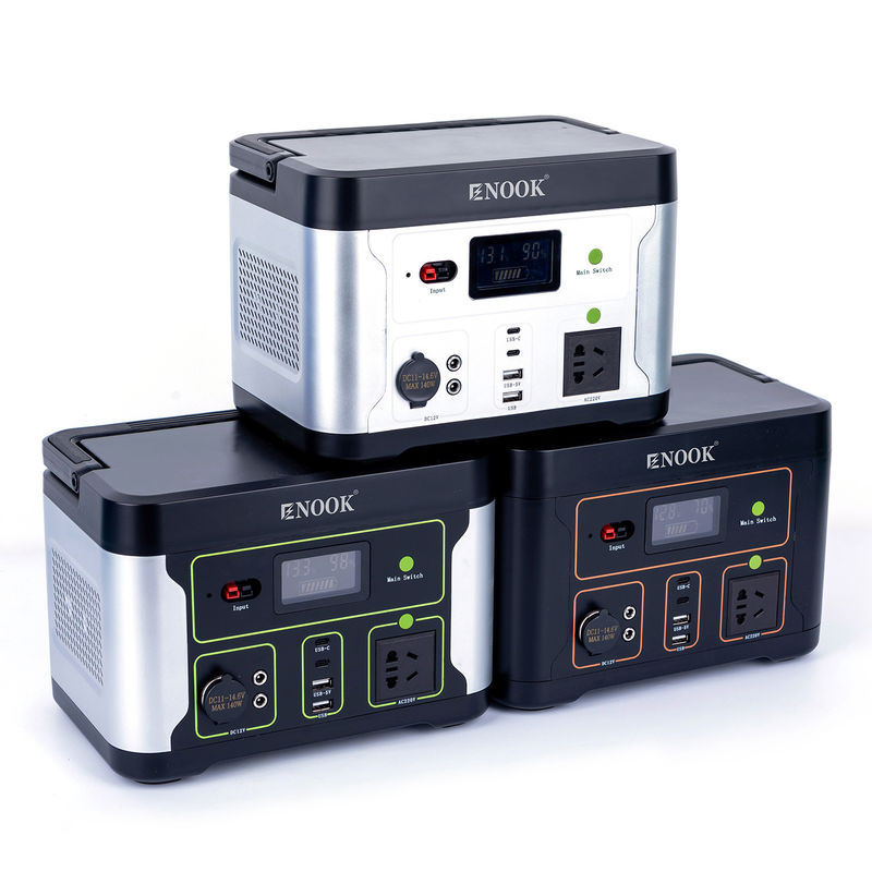 Station électrique portable de type onduleur LA1000W de 500 W avec panneau solaire pliable de 100 W