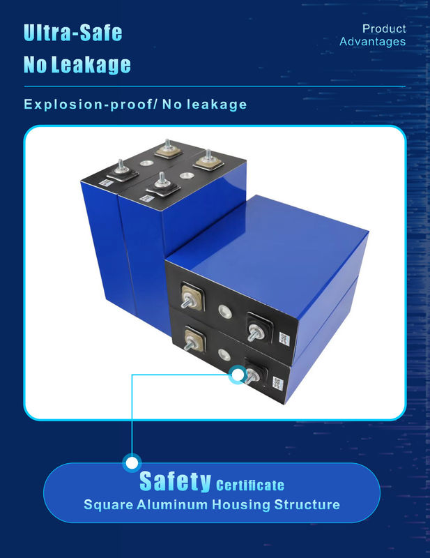 3.2V 230Ah Puissance Durée de vie Po4 Batterie au lithium-ion Pour les outils électriques des véhicules électriques