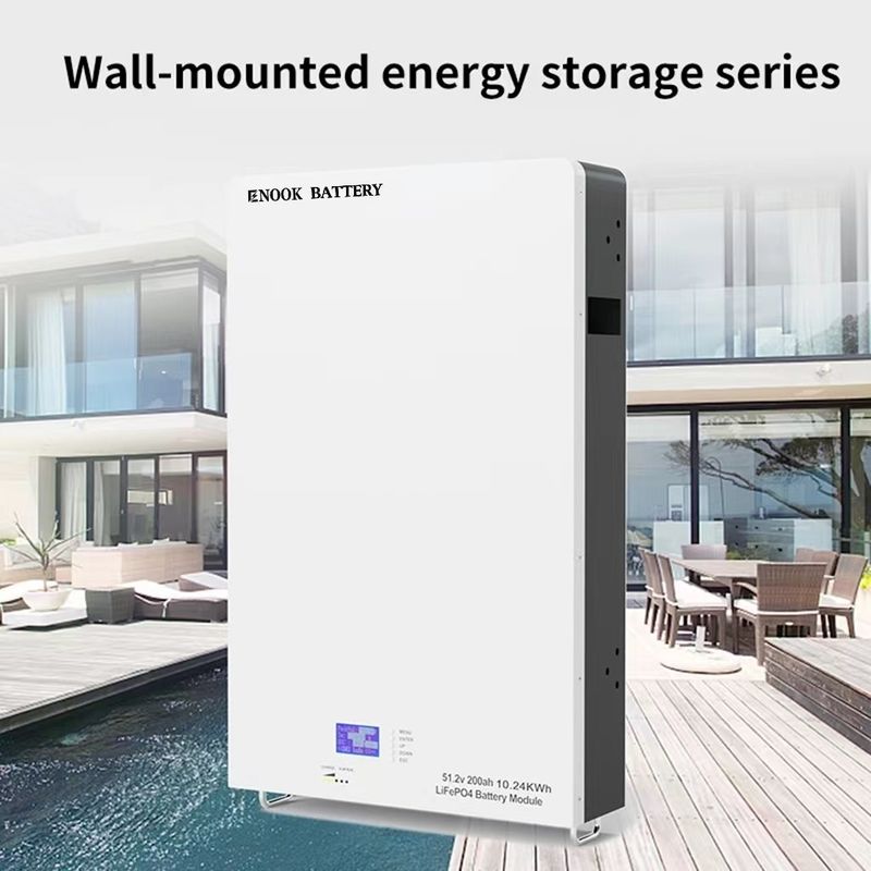 51.2V LiFePO4 Batterie solaire de stockage d'énergie personnalisée pour un onduleur hybride