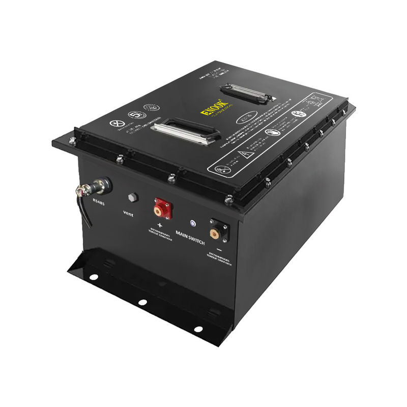 Batterie de recharge de chariot de golf 12.8v 24v 36v 48v 51.2v 72v 100AH Batterie au lithium-ion Lifepo4 avec logiciel intelligent BMS