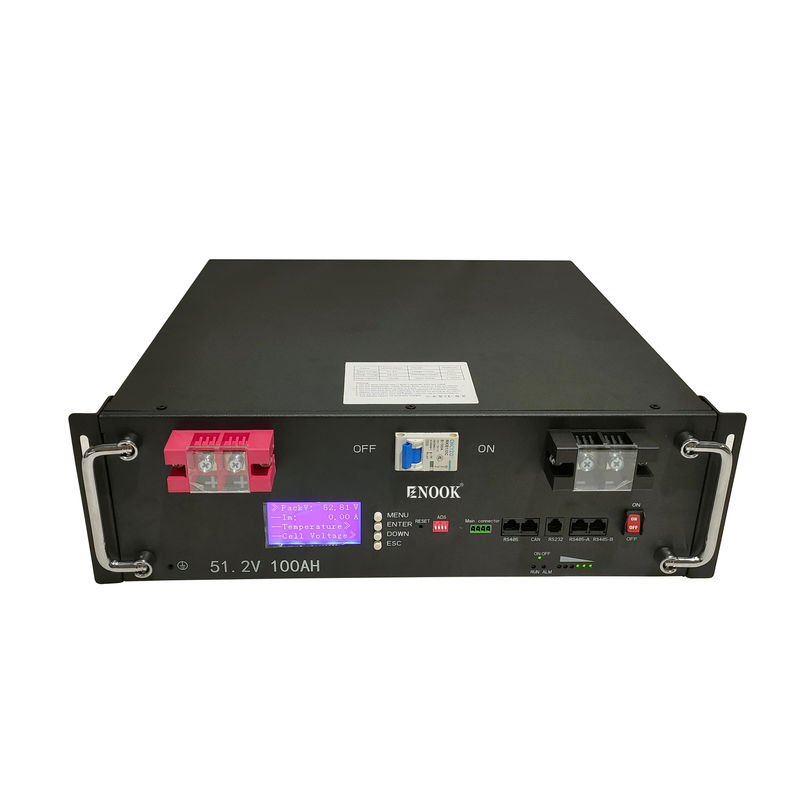 5 kW 10 kW 20 kW batterie montée sur le rack du serveur 48V Lifepo4 batterie pour système solaire