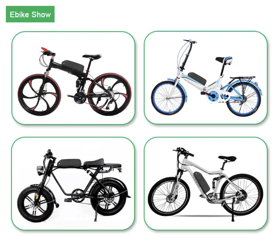 10h 13h 15h 20h 25h 1000w 36v 48v 24v Lithium Hailong Ion Bafang électrique vélo électrique Pack de vélo noir batterie au lithium