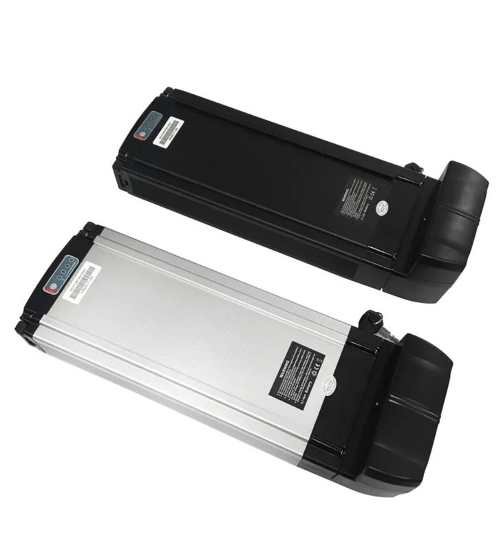 Éco-friendly rack arrière Pack de batterie de vélo électrique Sliver batterie lithium-ion pour vélos électriques