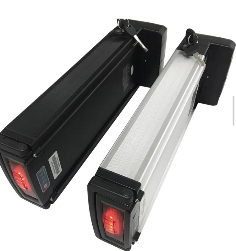 Éco-friendly rack arrière Pack de batterie de vélo électrique Sliver batterie lithium-ion pour vélos électriques