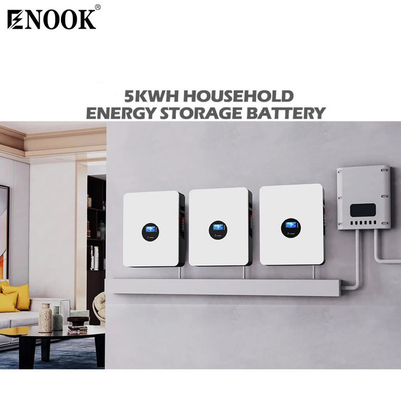 Personnalisation 51.2V 100A 5,12KWh Lifepo4 batterie de stockage à domicile avec BMS intelligent