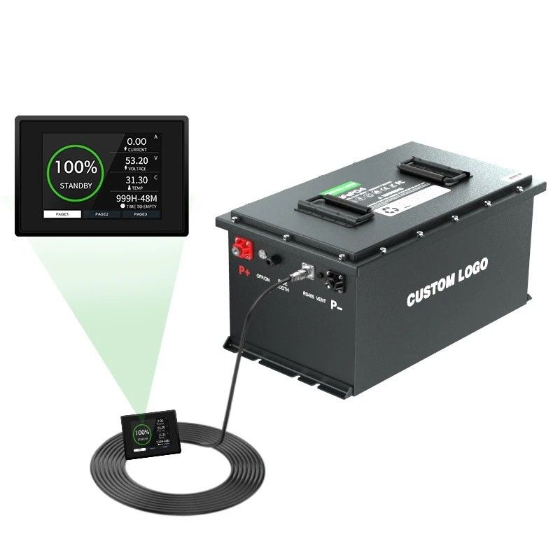 Cartes de golf électriques batterie lithium-ion avec Bluetooth et tension de charge 58.4V