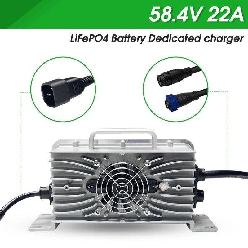 58.4V 100ah 105ah 200ah Voiture de golf LiFePO4 batterie électrique au lithium-ion 51.2V cycle profond IP64