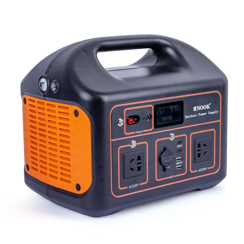 Station électrique portable d'urgence extérieure 1000W Pure Sine Wave avec adaptateur CA
